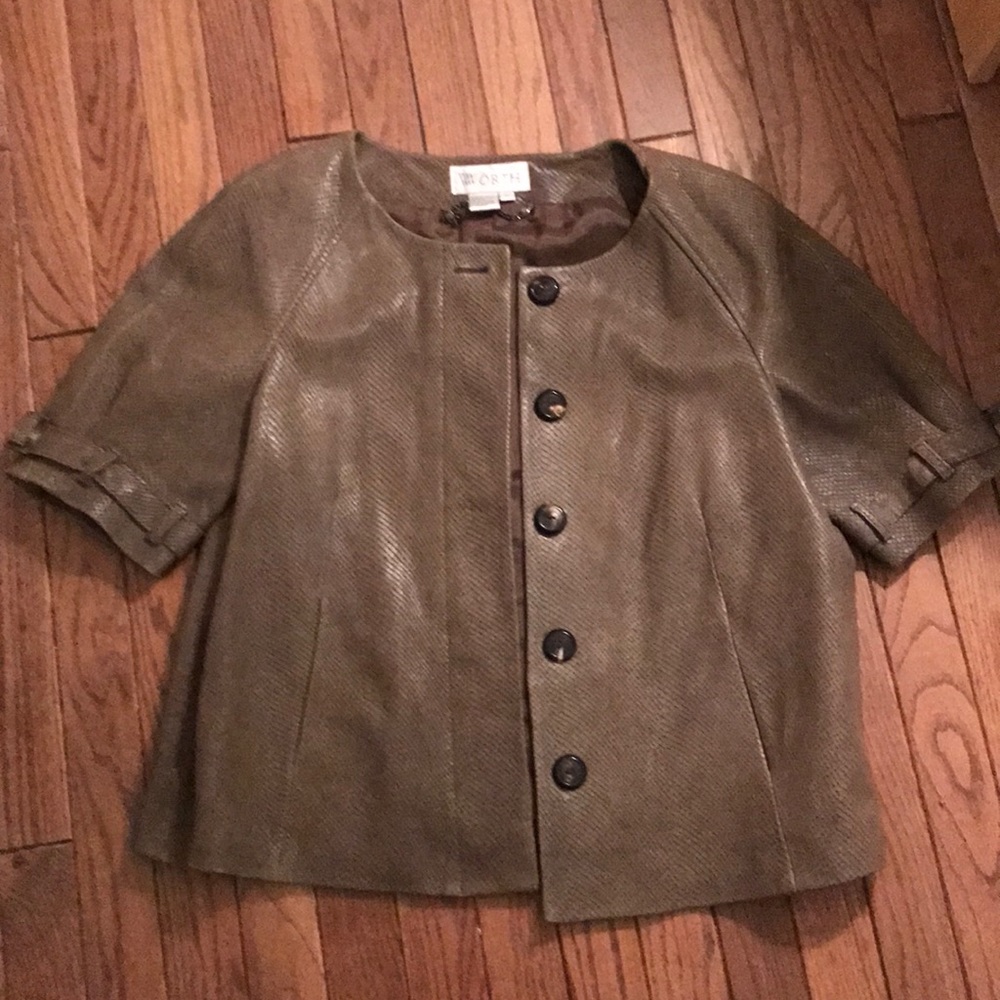 3 for $175 Worth leather jacket